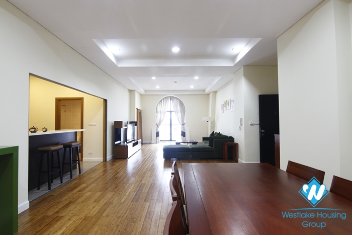 A big 3 bedrooms apartment for rent in Pacific Ly Thuong Kiet st, Hoan Kiem District